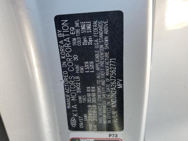 Photo 12 VIN: KNDJN2A26J7562771 - KIA SOUL 