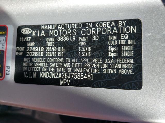 Photo 9 VIN: KNDJN2A26J7588481 - KIA SOUL 