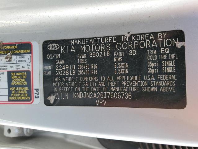 Photo 12 VIN: KNDJN2A26J7606736 - KIA SOUL 