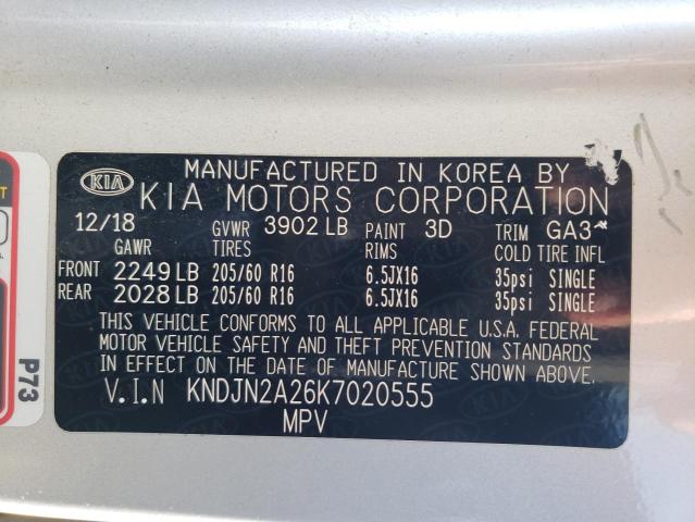 Photo 9 VIN: KNDJN2A26K7020555 - KIA SOUL 