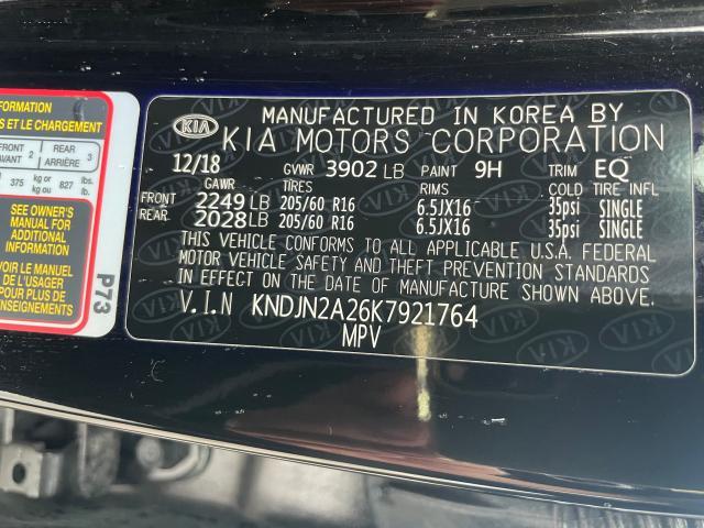 Photo 9 VIN: KNDJN2A26K7921764 - KIA SOUL 