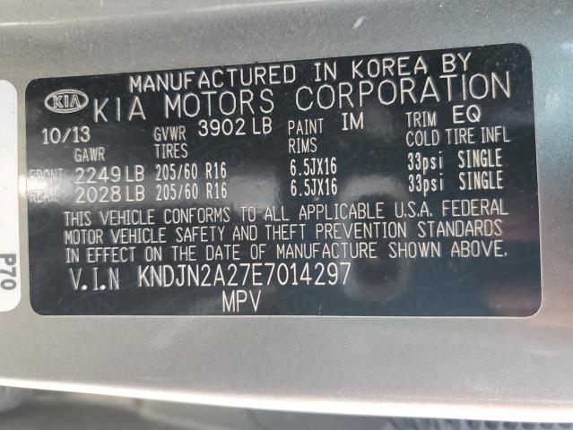 Photo 11 VIN: KNDJN2A27E7014297 - KIA SOUL 