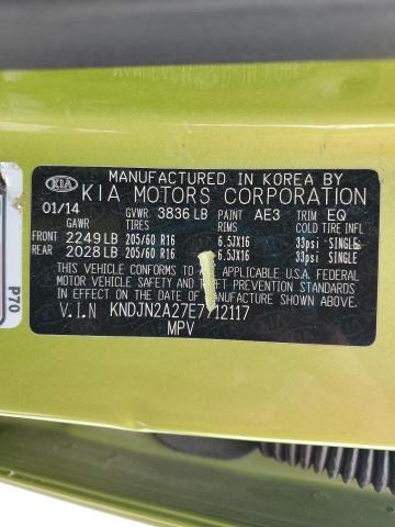 Photo 11 VIN: KNDJN2A27E7712117 - KIA SOUL 