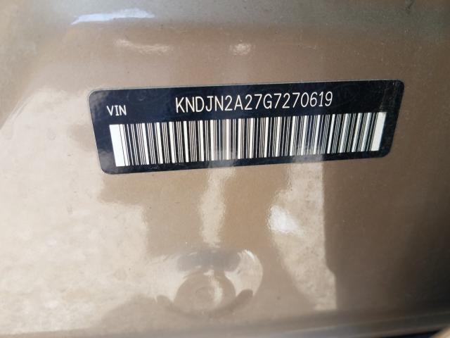 Photo 9 VIN: KNDJN2A27G7270619 - KIA SOUL 