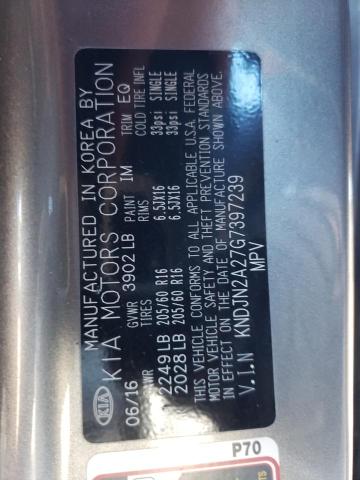 Photo 11 VIN: KNDJN2A27G7397239 - KIA SOUL 