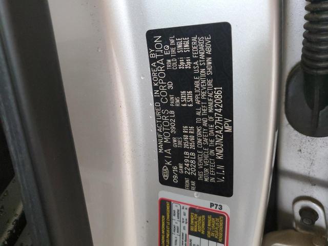 Photo 13 VIN: KNDJN2A27H7420861 - KIA SOUL 