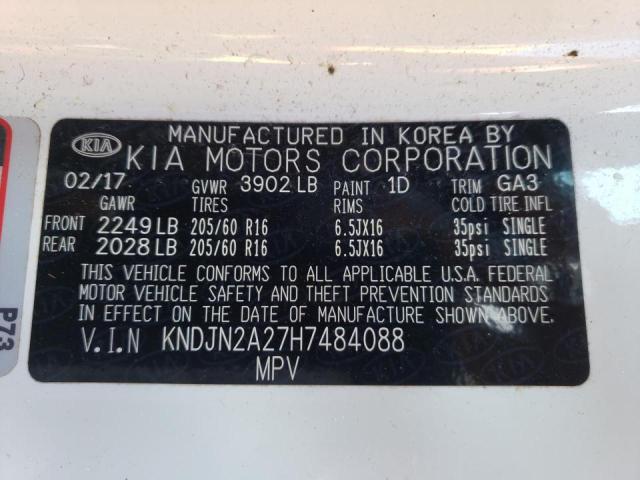 Photo 9 VIN: KNDJN2A27H7484088 - KIA SOUL 