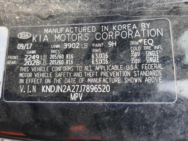 Photo 11 VIN: KNDJN2A27J7896520 - KIA SOUL 