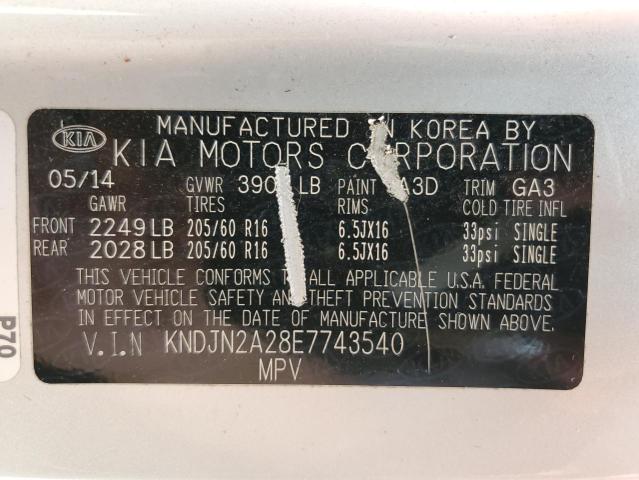 Photo 11 VIN: KNDJN2A28E7743540 - KIA SOUL 