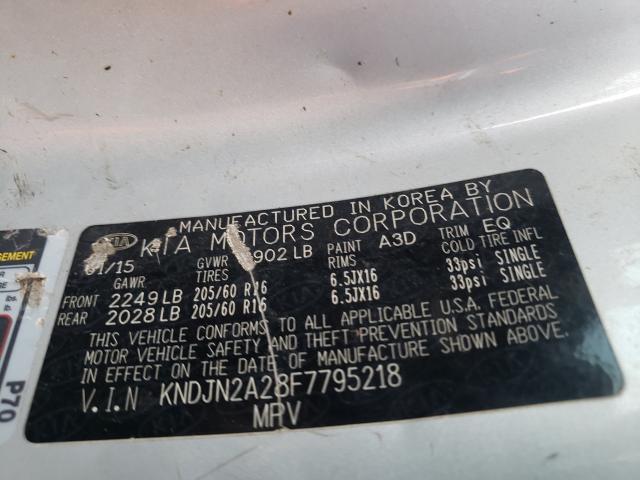 Photo 9 VIN: KNDJN2A28F7795218 - KIA SOUL 