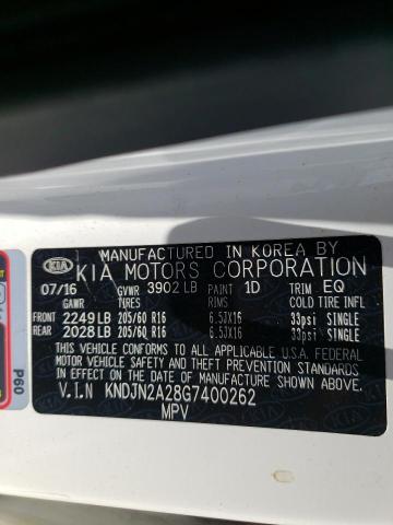 Photo 9 VIN: KNDJN2A28G7400262 - KIA SOUL 