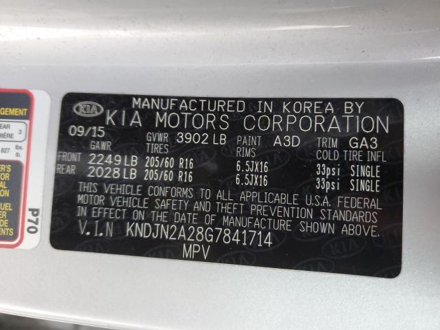 Photo 11 VIN: KNDJN2A28G7841714 - KIA SOUL 