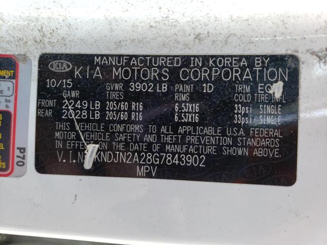 Photo 11 VIN: KNDJN2A28G7843902 - KIA SOUL 