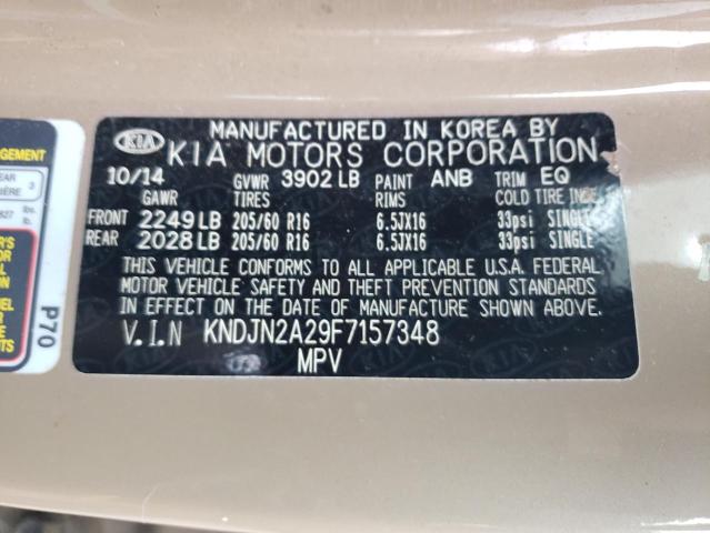 Photo 12 VIN: KNDJN2A29F7157348 - KIA SOUL 