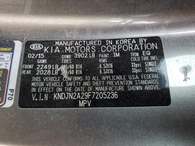 Photo 9 VIN: KNDJN2A29F7205236 - KIA SOUL 