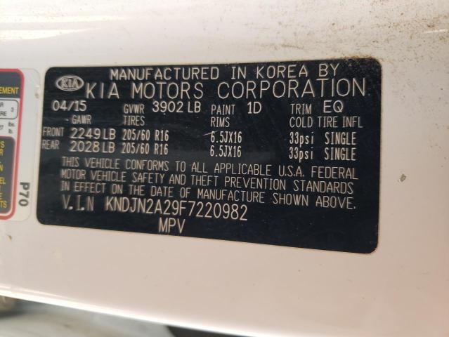 Photo 11 VIN: KNDJN2A29F7220982 - KIA SOUL 