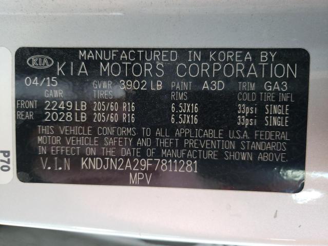 Photo 11 VIN: KNDJN2A29F7811281 - KIA SOUL 