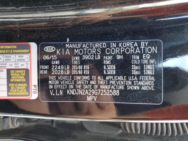 Photo 11 VIN: KNDJN2A29G7252588 - KIA SOUL 