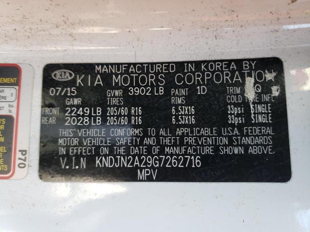 Photo 11 VIN: KNDJN2A29G7262716 - KIA SOUL 