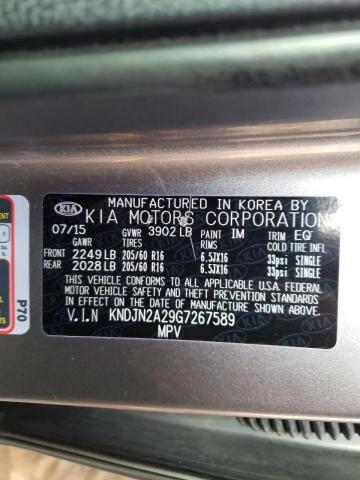 Photo 9 VIN: KNDJN2A29G7267589 - KIA SOUL 