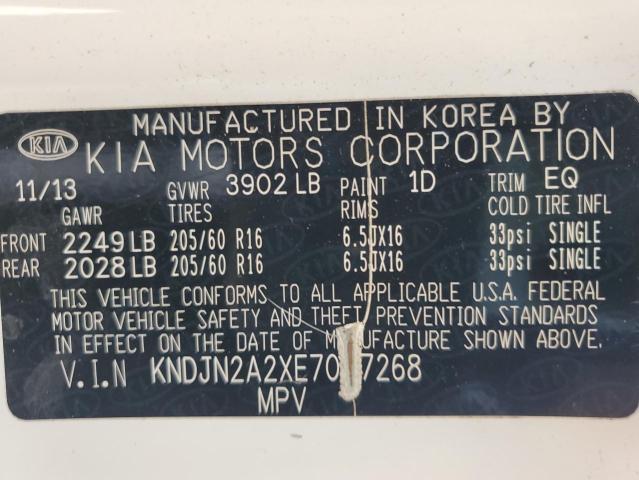 Photo 12 VIN: KNDJN2A2XE7027268 - KIA SOUL 