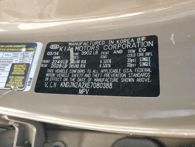 Photo 12 VIN: KNDJN2A2XE7080388 - KIA SOUL 