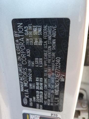 Photo 12 VIN: KNDJN2A2XE7712340 - KIA SOUL 