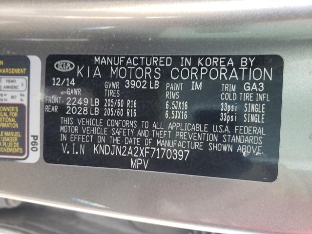 Photo 13 VIN: KNDJN2A2XF7170397 - KIA SOUL 