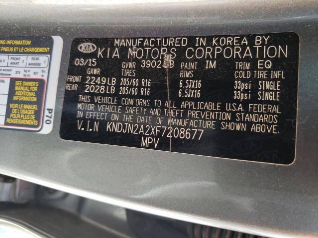 Photo 11 VIN: KNDJN2A2XF7208677 - KIA SOUL 