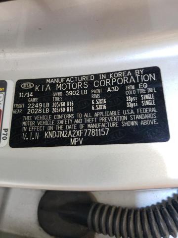 Photo 11 VIN: KNDJN2A2XF7781157 - KIA SOUL 