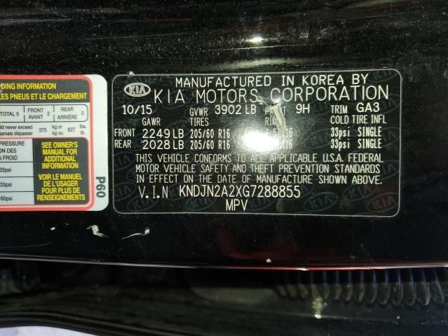 Photo 12 VIN: KNDJN2A2XG7288855 - KIA SOUL 