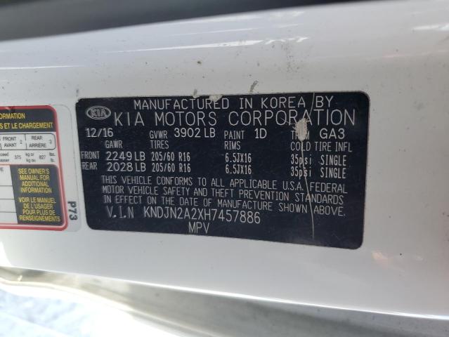 Photo 12 VIN: KNDJN2A2XH7457886 - KIA SOUL 