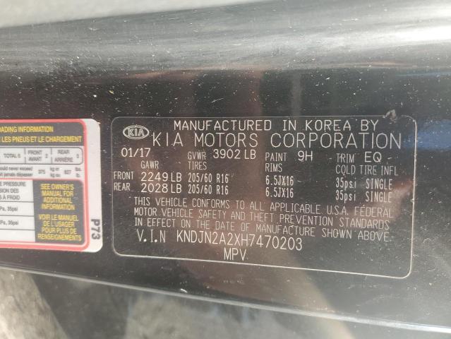 Photo 12 VIN: KNDJN2A2XH7470203 - KIA SOUL 