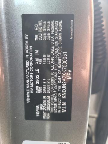 Photo 11 VIN: KNDJN2A2XK7000051 - KIA SOUL 