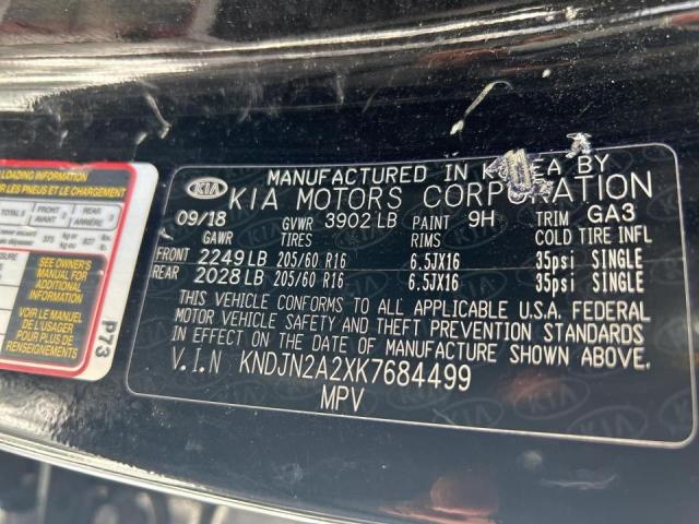 Photo 11 VIN: KNDJN2A2XK7684499 - KIA SOUL 