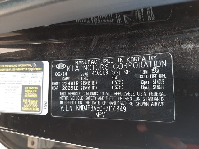 Photo 9 VIN: KNDJP3A50F7114849 - KIA SOUL 