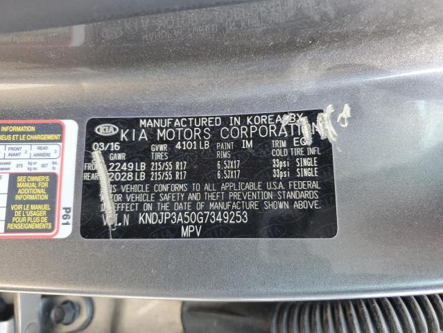 Photo 12 VIN: KNDJP3A50G7349253 - KIA SOUL 