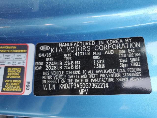 Photo 11 VIN: KNDJP3A50G7362214 - KIA SOUL 