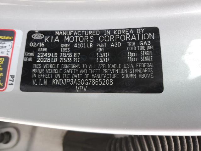 Photo 11 VIN: KNDJP3A50G7865208 - KIA SOUL + 