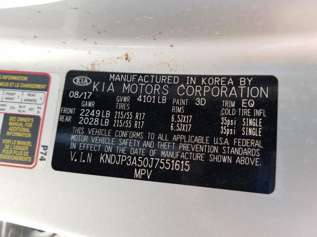 Photo 9 VIN: KNDJP3A50J7551615 - KIA SOUL + 