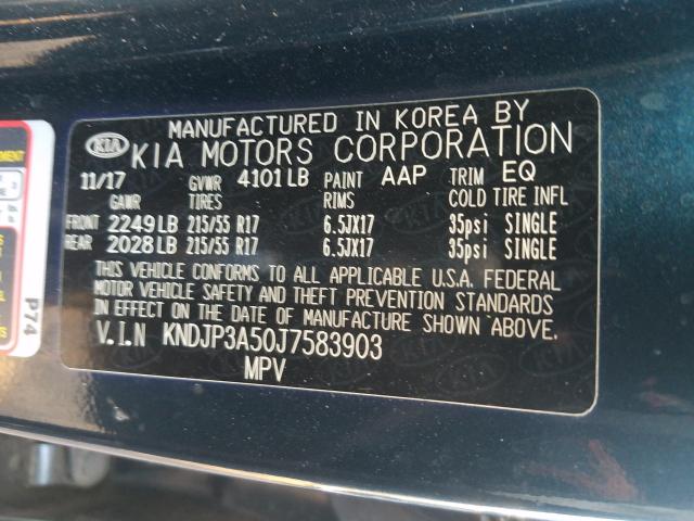 Photo 9 VIN: KNDJP3A50J7583903 - KIA SOUL + 