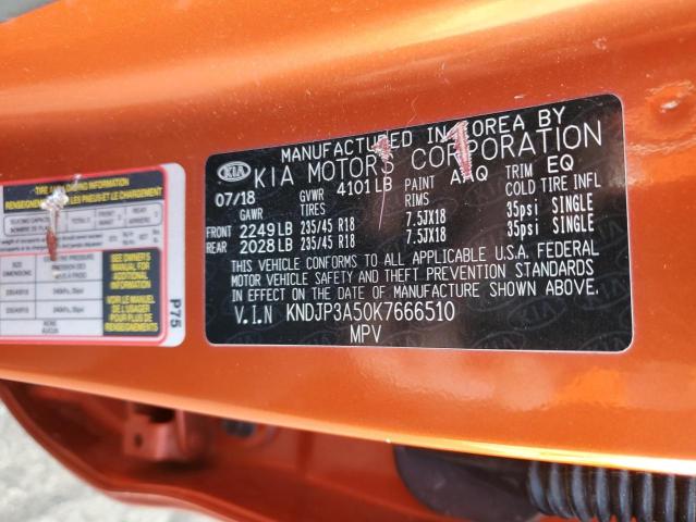 Photo 11 VIN: KNDJP3A50K7666510 - KIA SOUL 