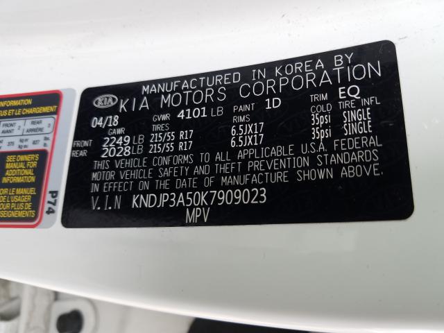 Photo 9 VIN: KNDJP3A50K7909023 - KIA SOUL + 