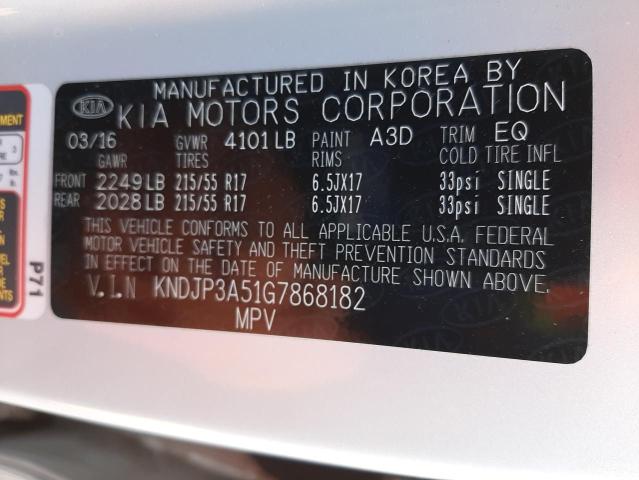 Photo 11 VIN: KNDJP3A51G7868182 - KIA SOUL + 