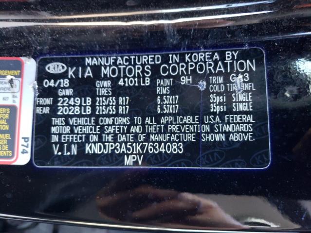 Photo 9 VIN: KNDJP3A51K7634083 - KIA SOUL + 