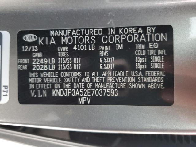 Photo 9 VIN: KNDJP3A52E7037593 - KIA SOUL + 