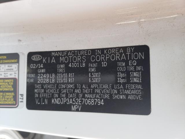 Photo 9 VIN: KNDJP3A52E7068794 - KIA SOUL + 