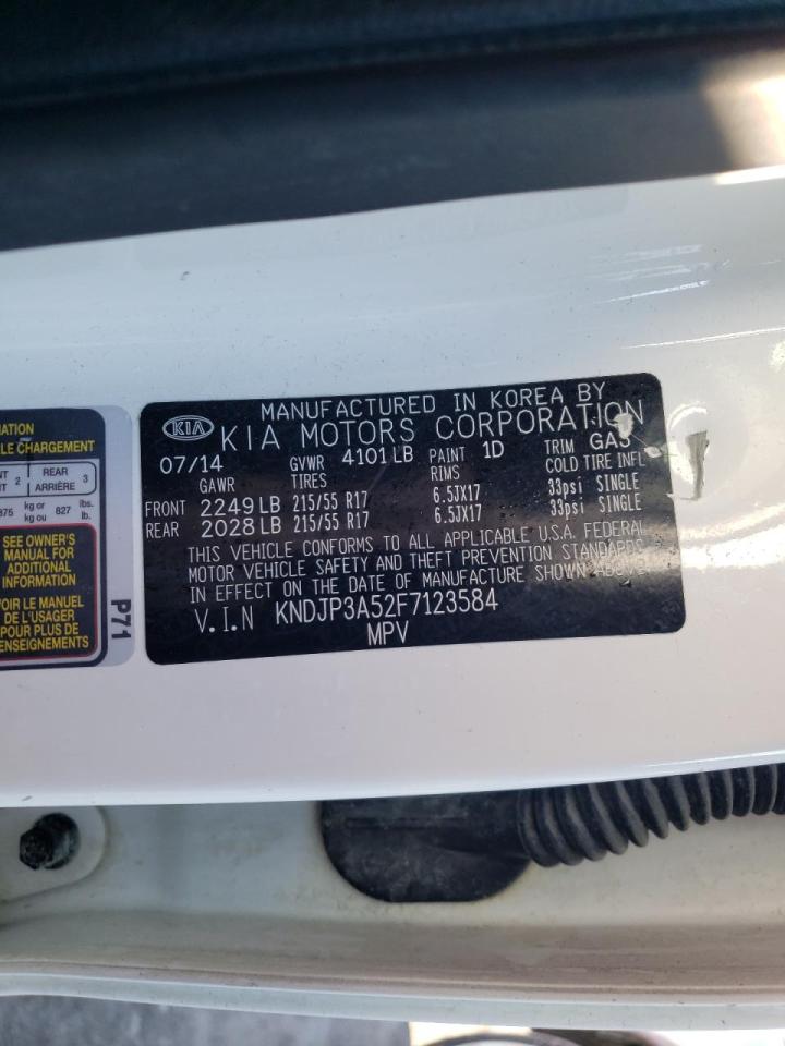 Photo 12 VIN: KNDJP3A52F7123584 - KIA SOUL 