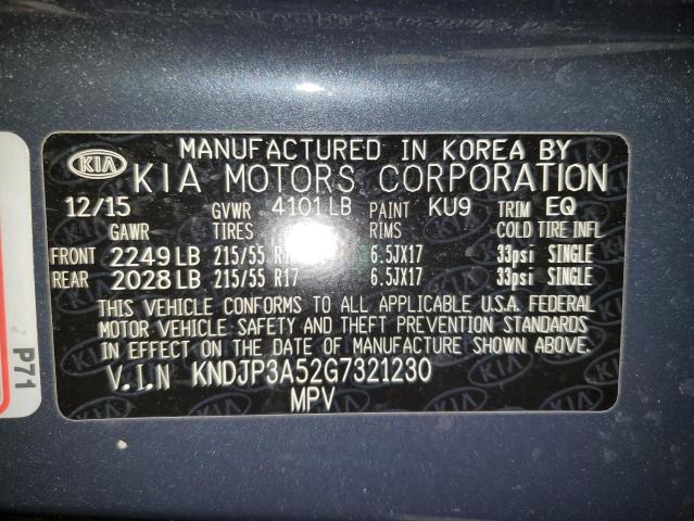 Photo 13 VIN: KNDJP3A52G7321230 - KIA SOUL 