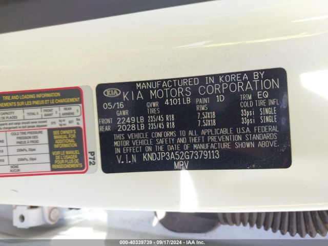 Photo 8 VIN: KNDJP3A52G7379113 - KIA SOUL 